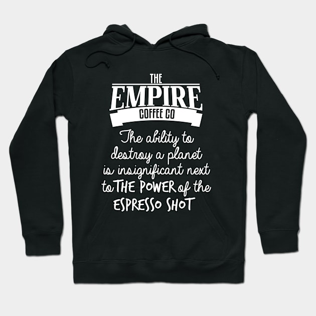 Powerful Espresso Shot Hoodie by drummingco